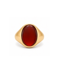 Carnelian Signet Ring — 18k Gold