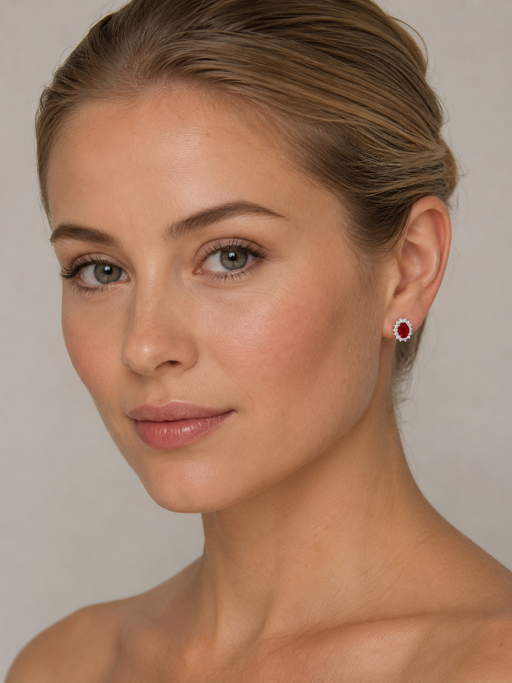 Scarlet Ruby Earrings