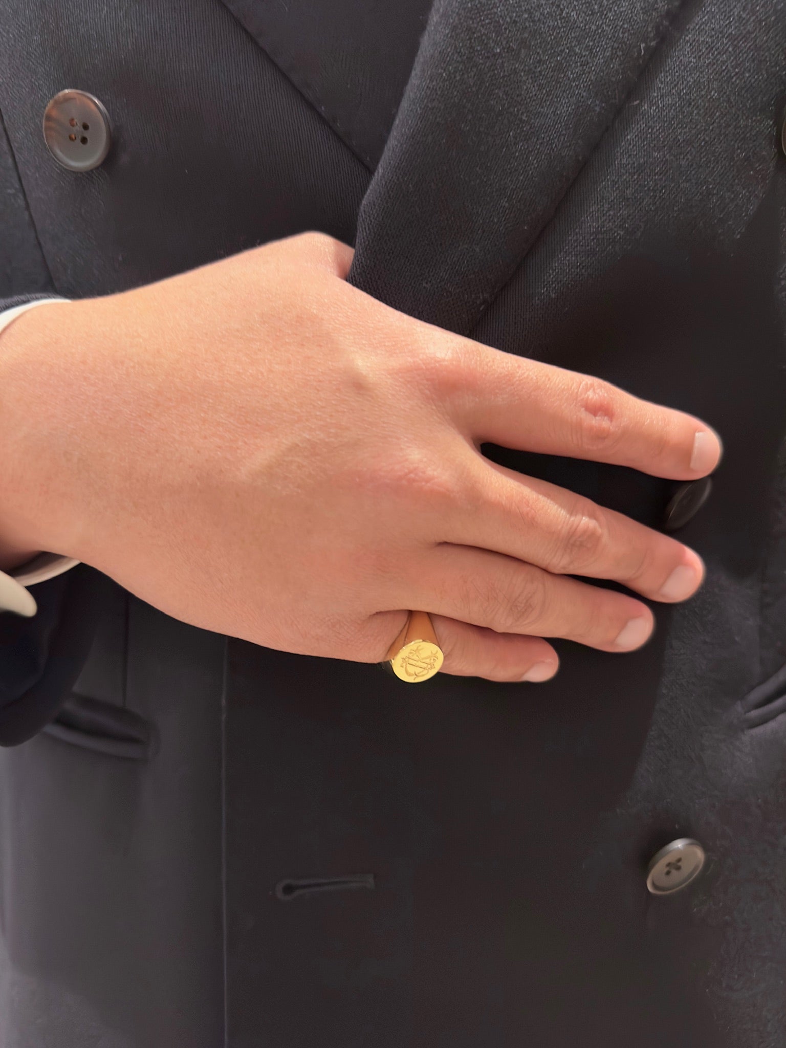 Monogram Signet Ring Bespoke Service