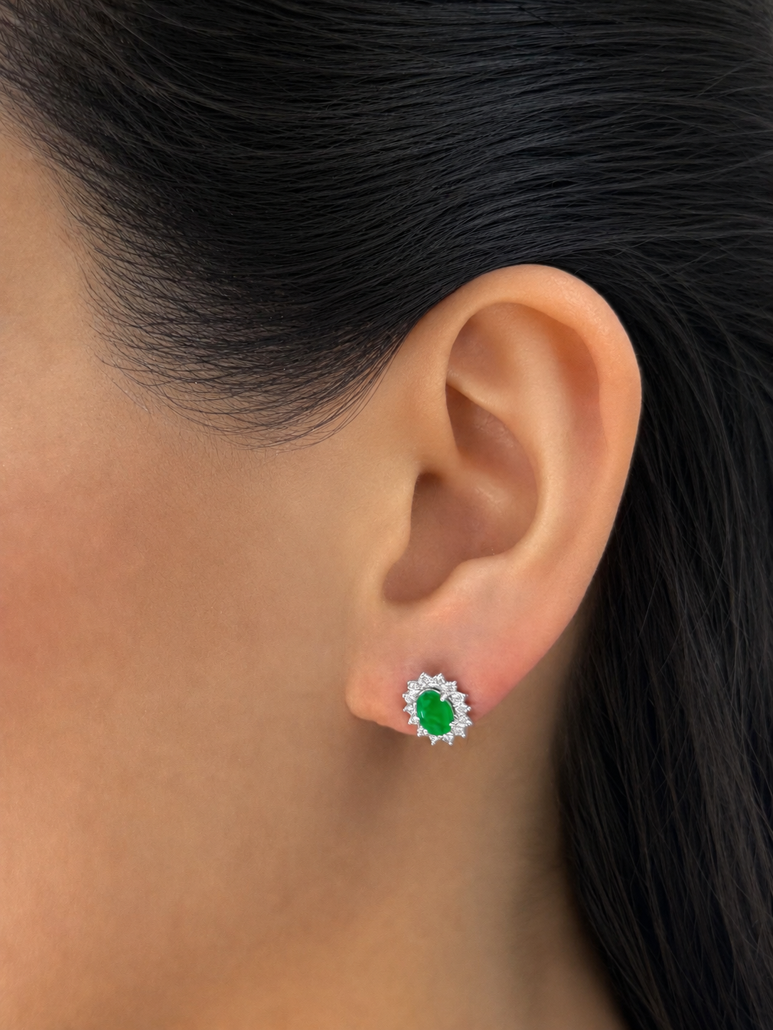 Ivy Emerald Earrings