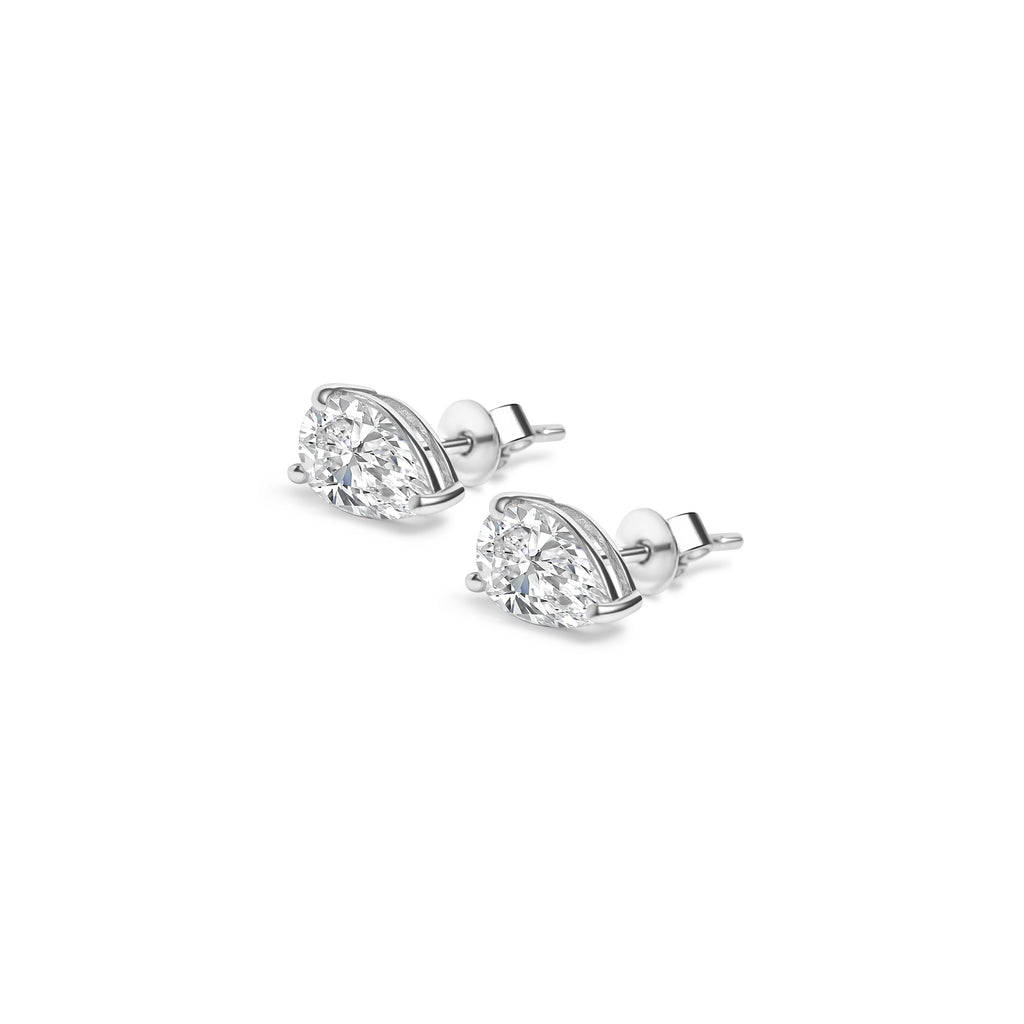 Pear Diamond Studs