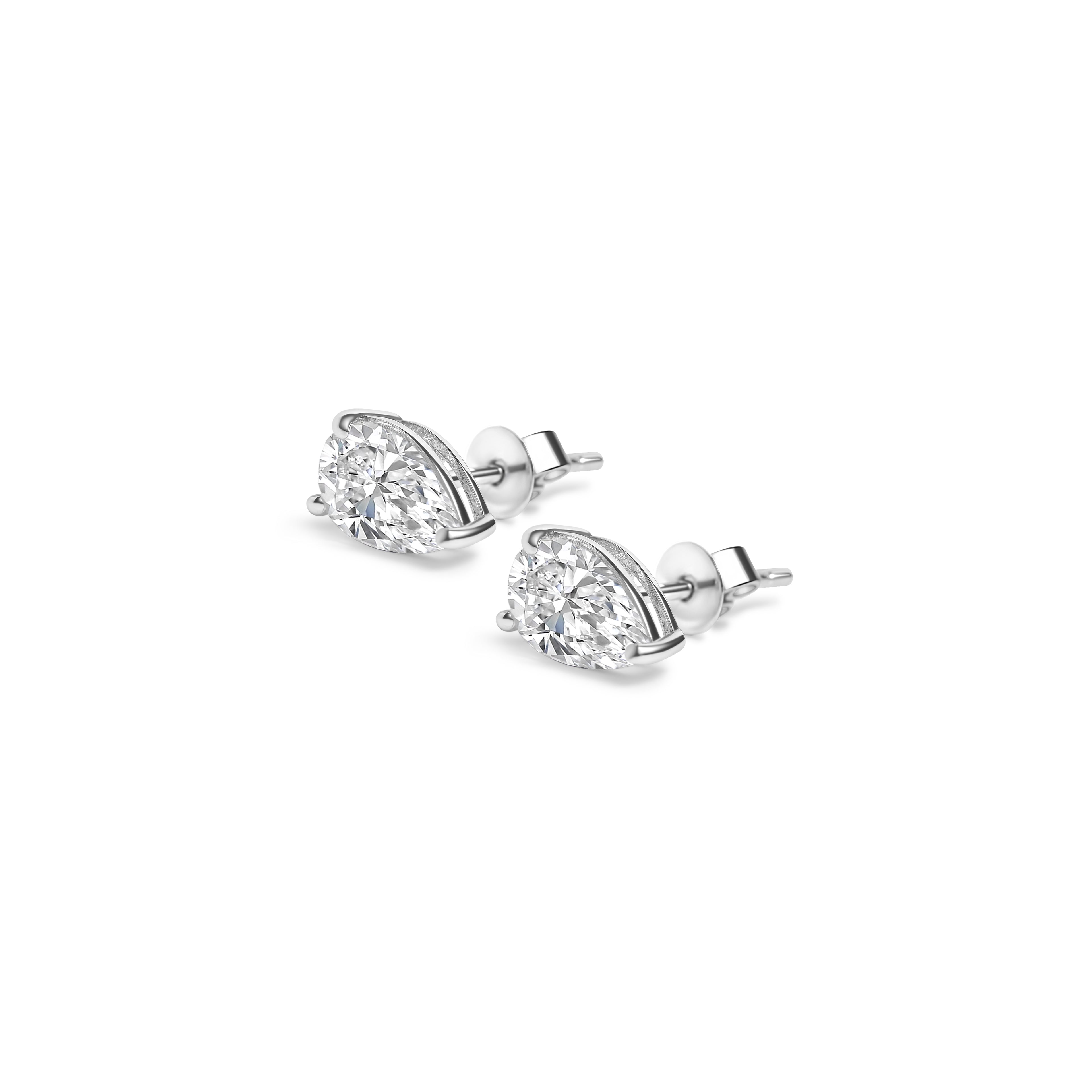 Pear Diamond Studs