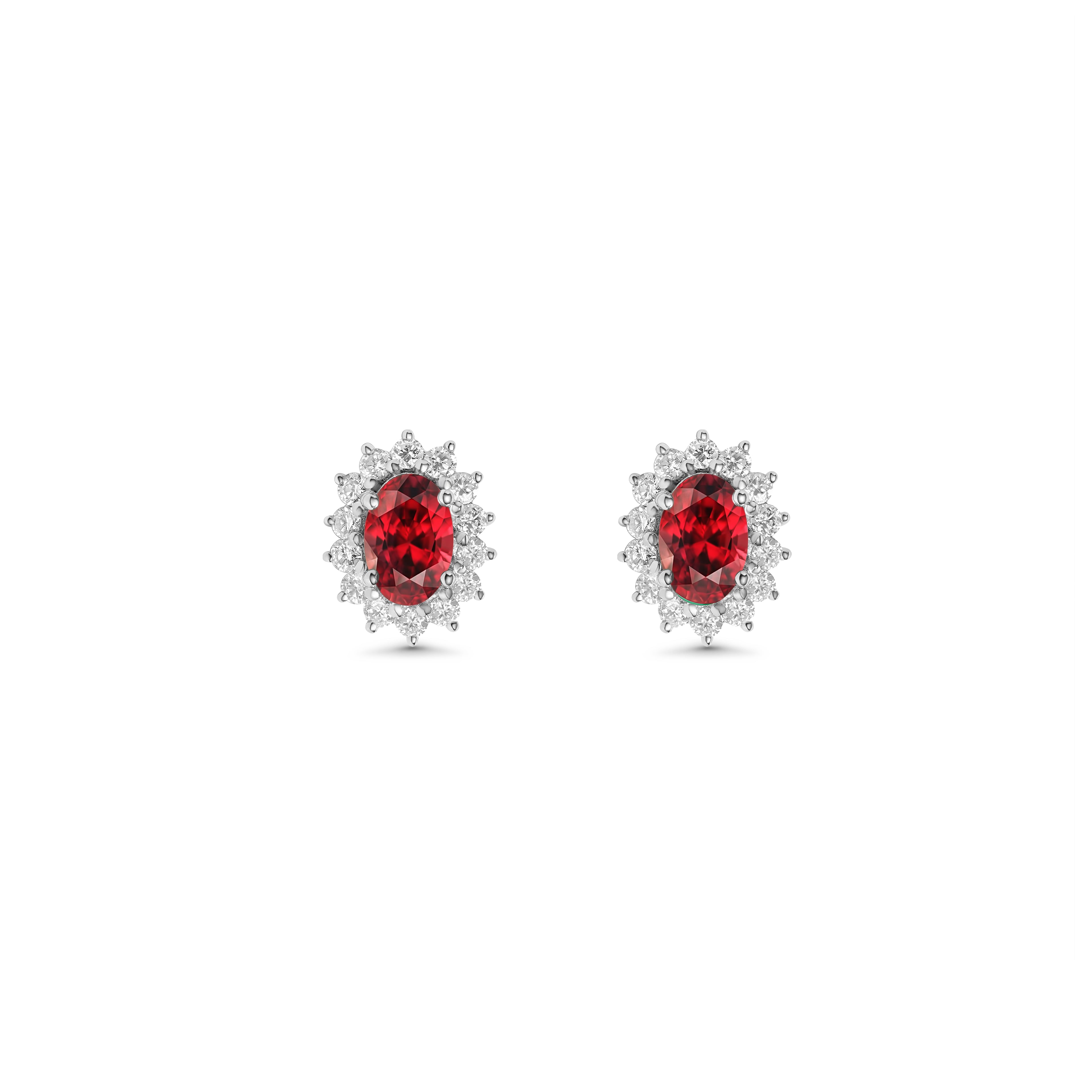 Scarlet Ruby Earrings