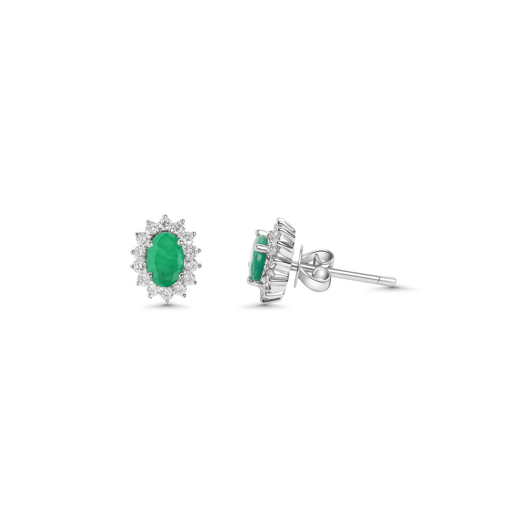 Ivy Emerald Earrings