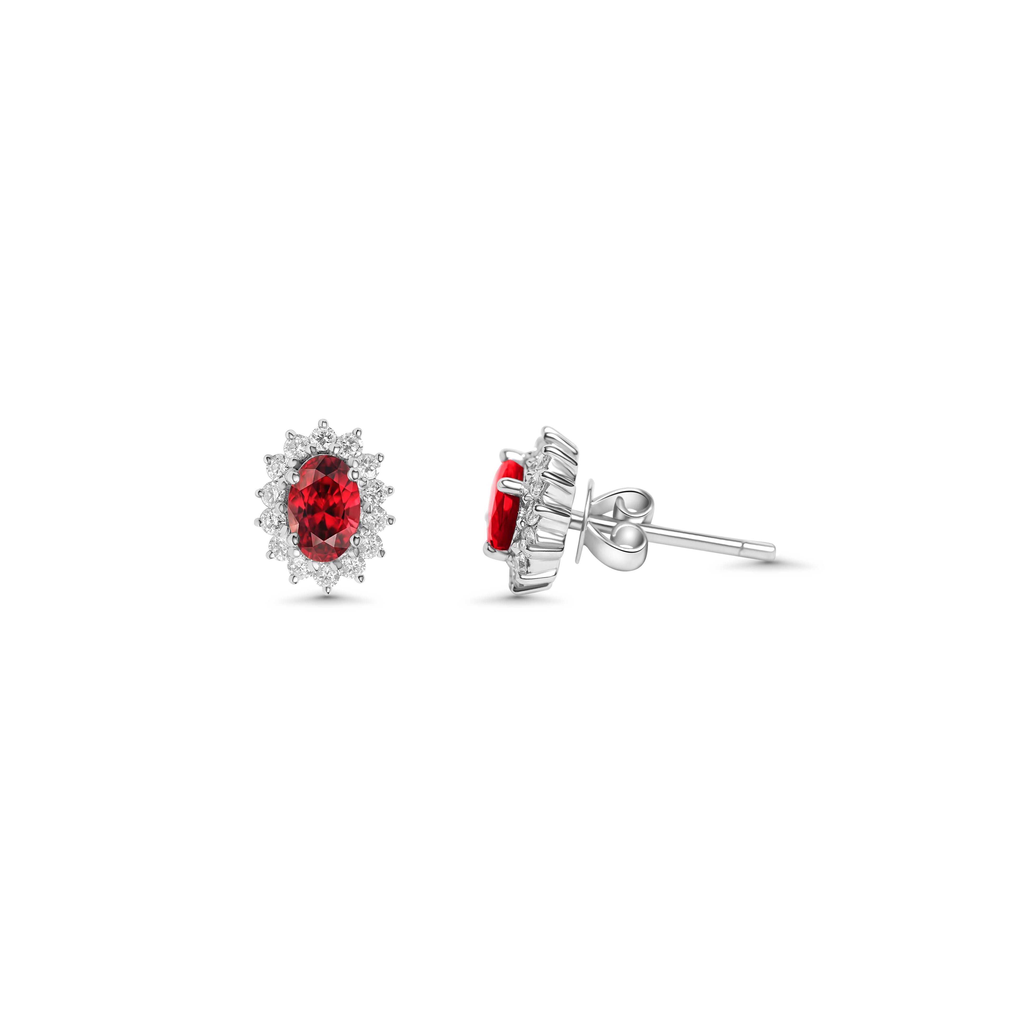 Scarlet Ruby Earrings