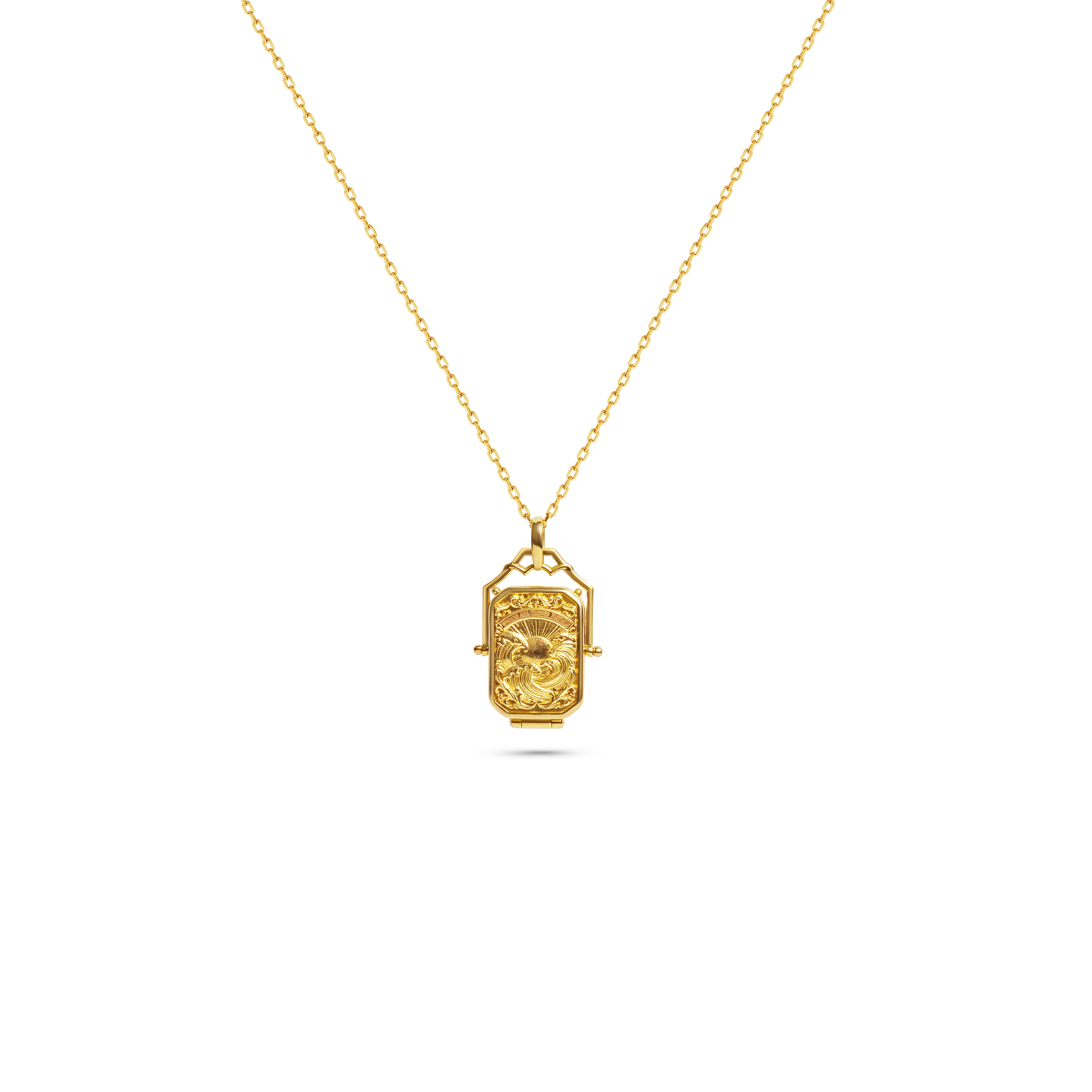 The Memoire Locket - 18K Gold Bespoke Photo Locket Service