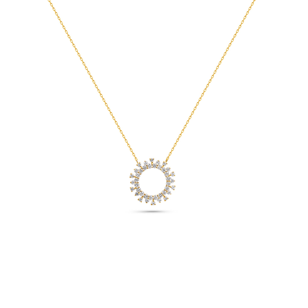 Solis Open Halo Necklace