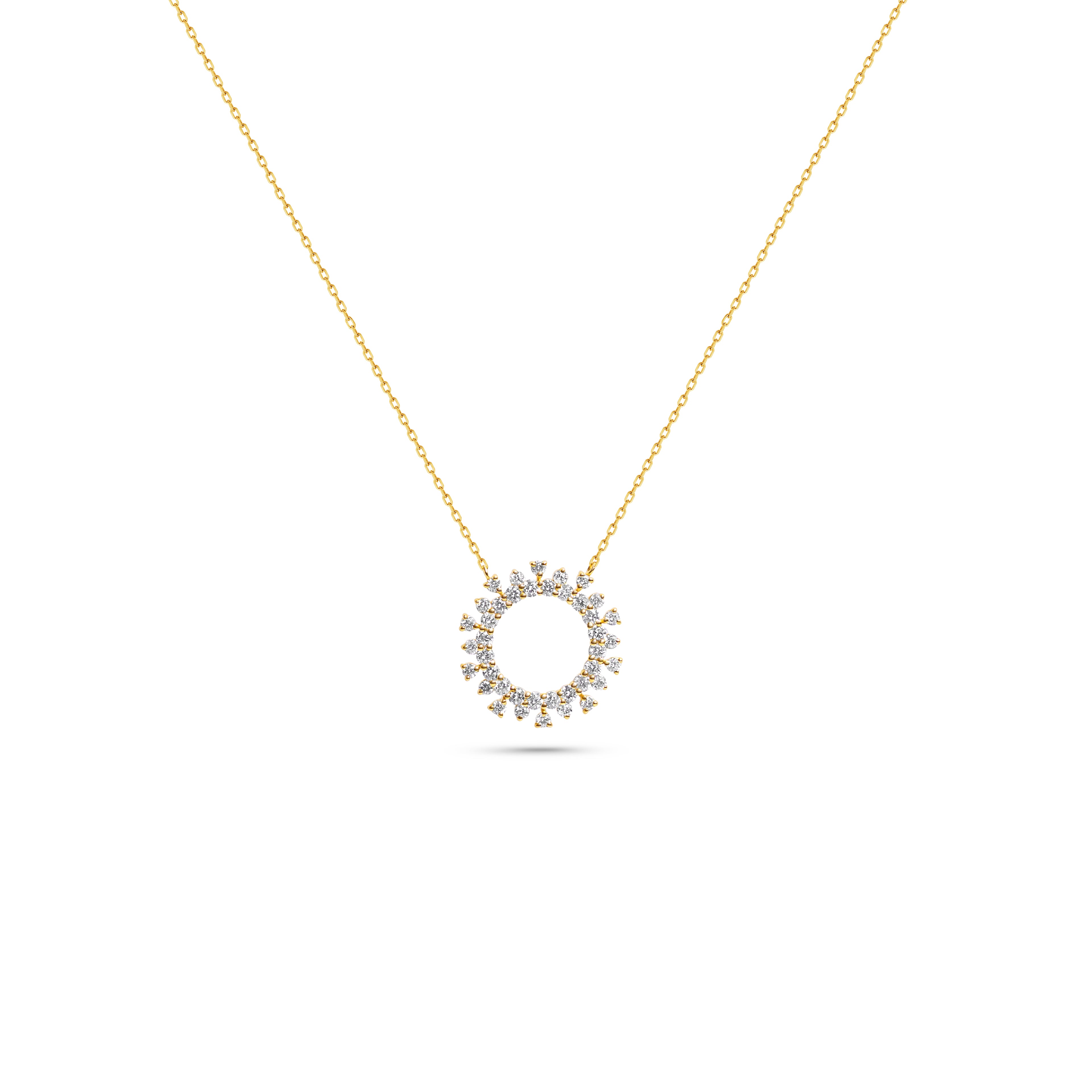 Solis Open Halo Necklace