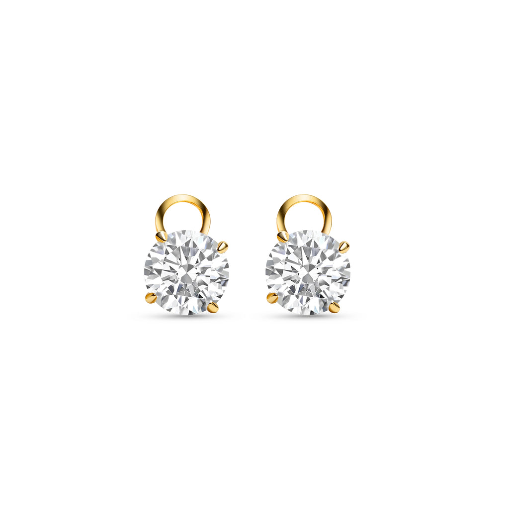 Bianca Round Diamond Studs