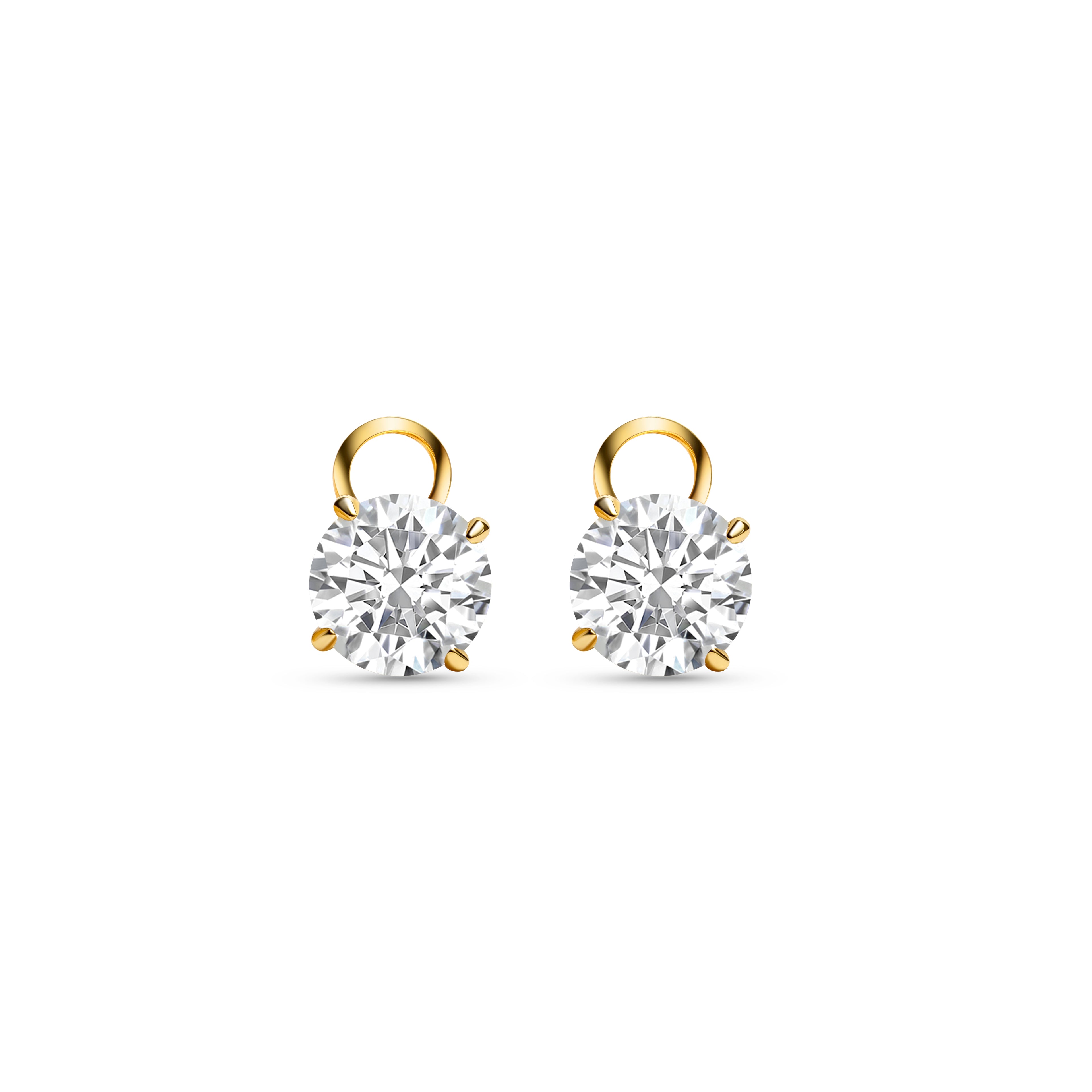 Bianca Round Diamond Studs