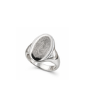 18K gold fingerprint signet ring