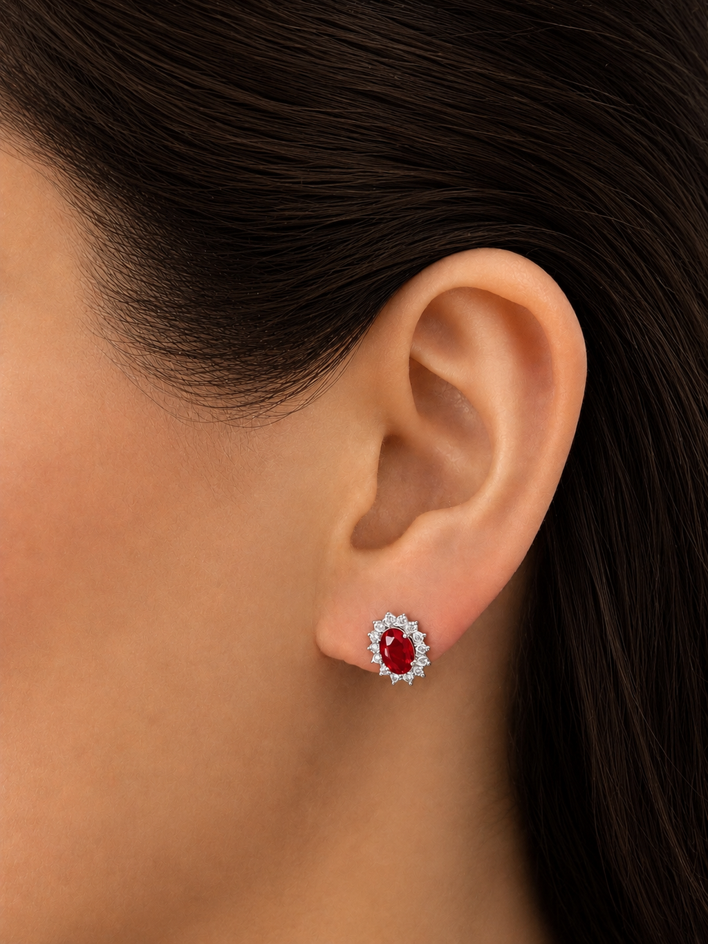 Scarlet Ruby Earrings