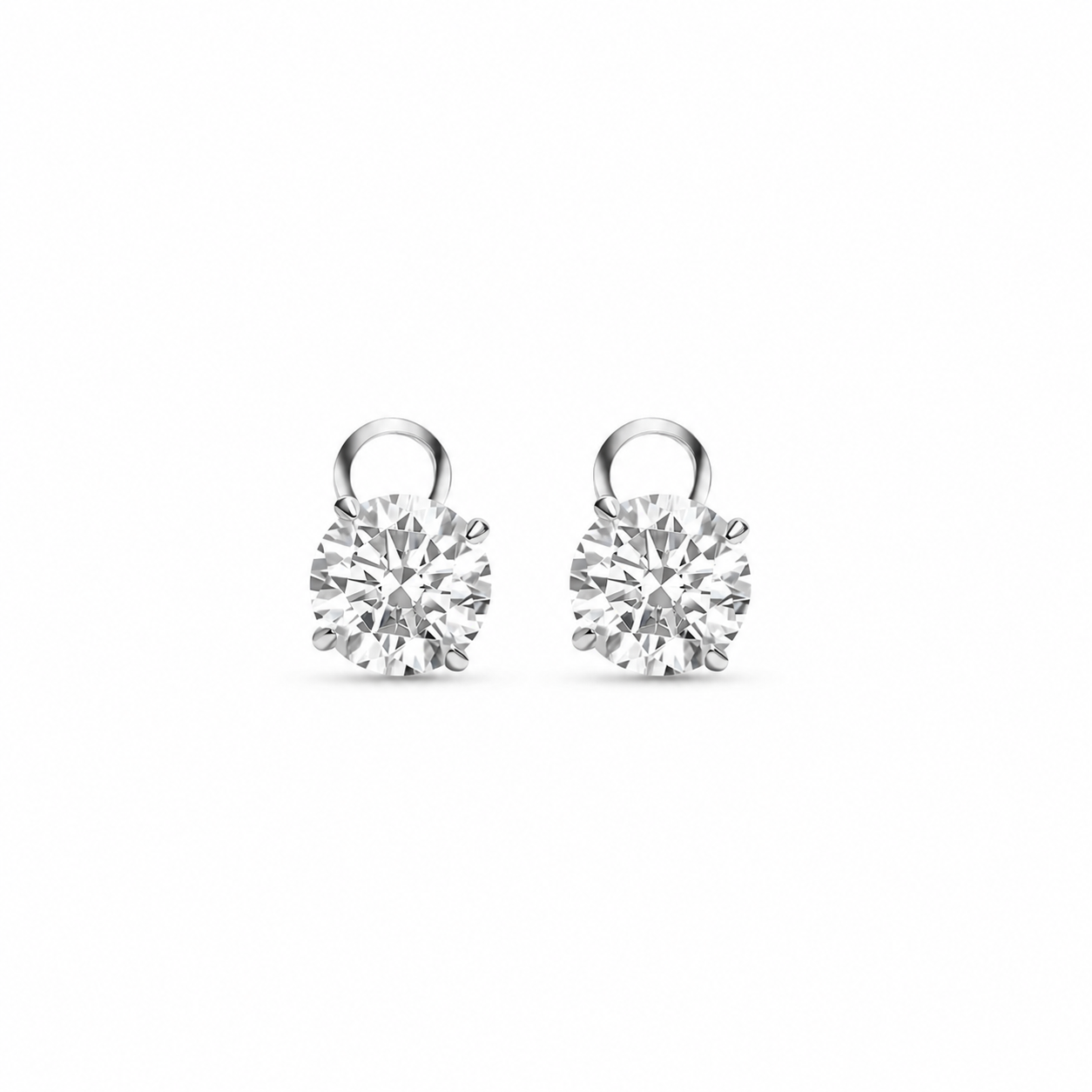 Bianca Round Diamond Studs