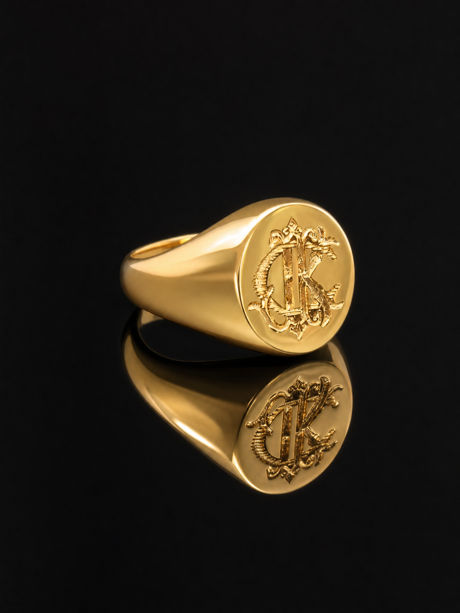 Monogram Signet Ring Bespoke Service